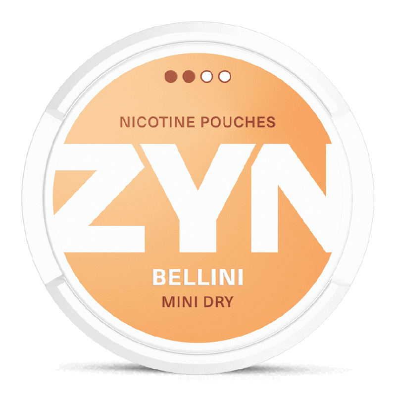 ZYN Mini Dry Bellini 3 mg Product Label ZYN Mini Dry Bellini 3 mg Product Label