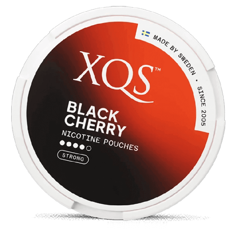 XQS Black Cherry Strong Product Label XQS Black Cherry Strong Product Label