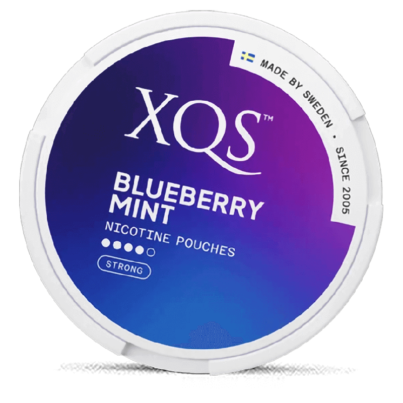 XQS Blueberry Mint Strong Product Label XQS Blueberry Mint Strong Product Label
