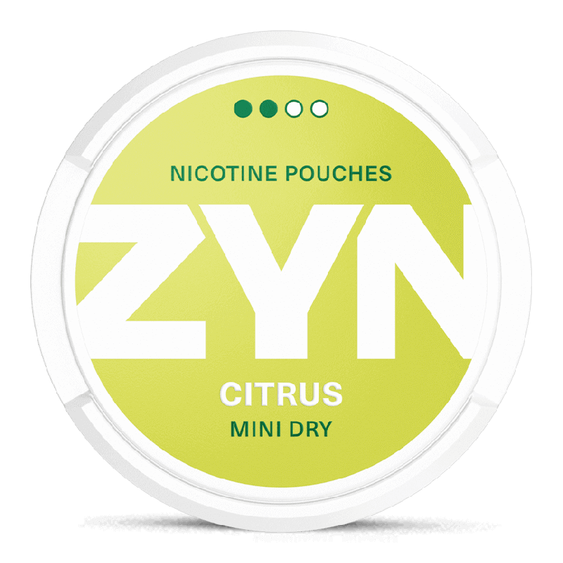 ZYN Mini Dry Citrus 3 mg Product Label ZYN Mini Dry Citrus 3 mg Product Label