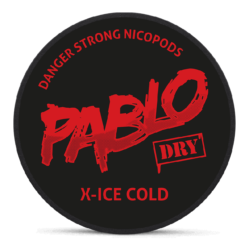 Pablo Dry X-Ice Cold Product Label Pablo Dry X-Ice Cold Product Label