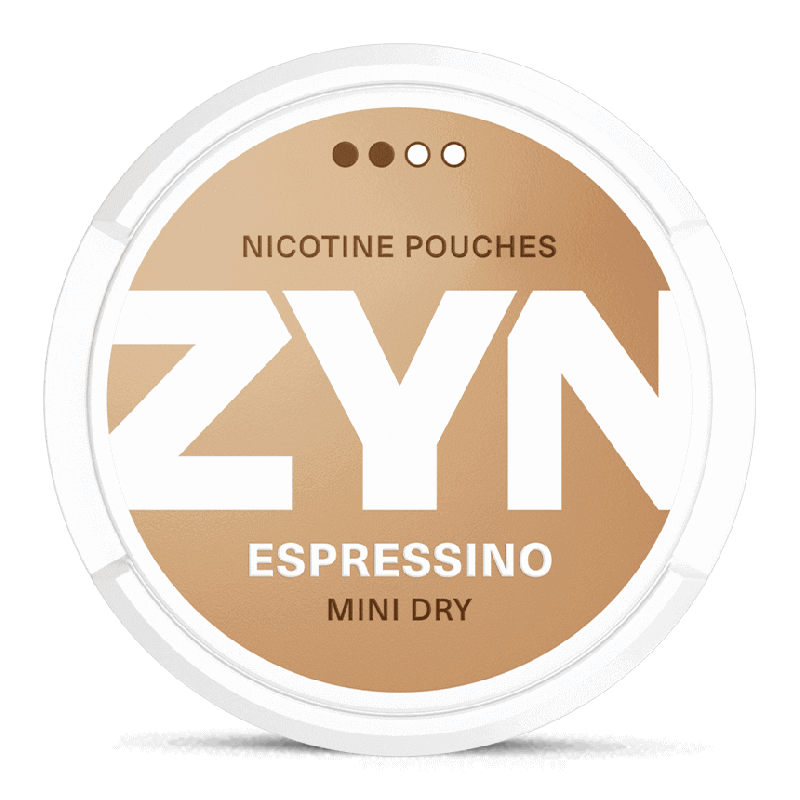 ZYN Mini Dry Espressino 3 mg Product Label ZYN Mini Dry Espressino 3 mg Product Label