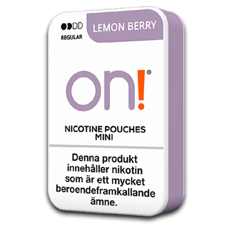 on! Lemon Berry 3 mg Product Label on! Lemon Berry 3 mg Product Label