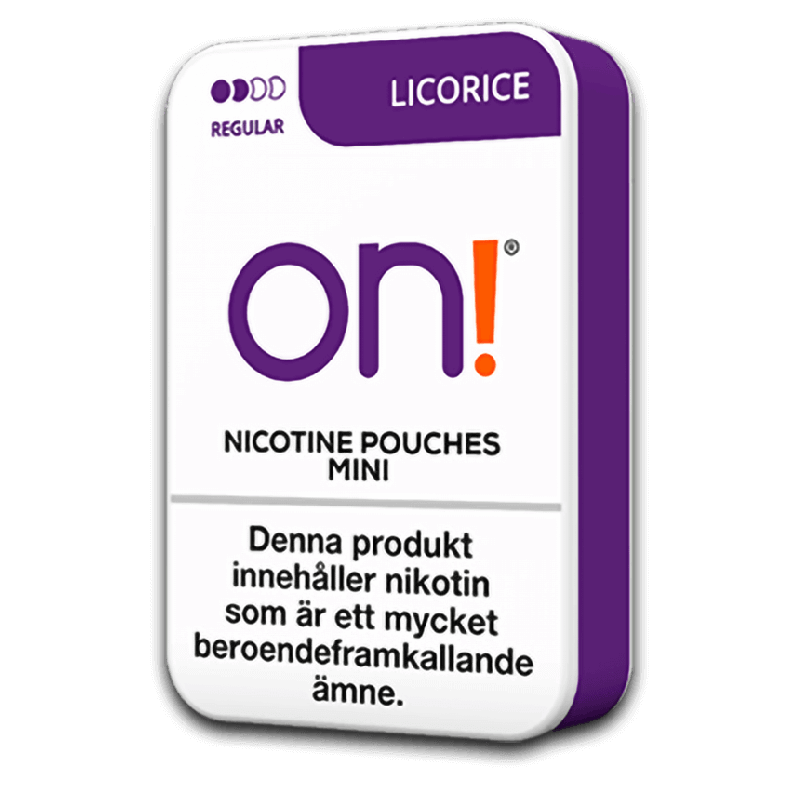 on! Licorice 3 mg Product Label on! Licorice 3 mg Product Label