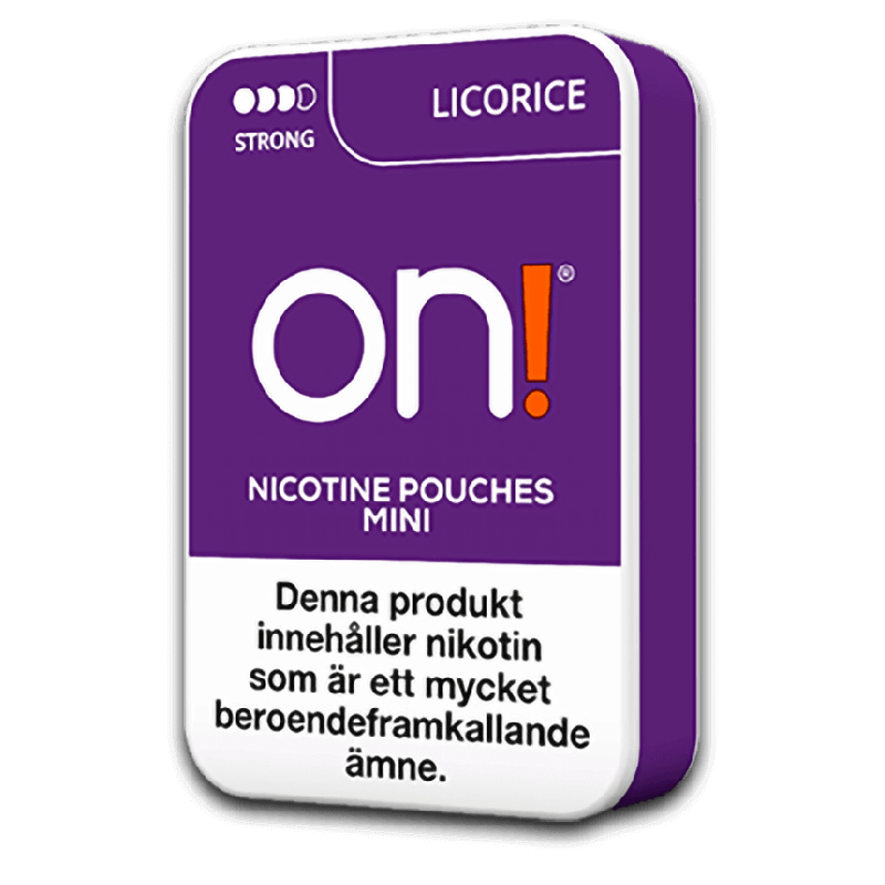 on! Licorice 6 mg Product Label on! Licorice 6 mg Product Label