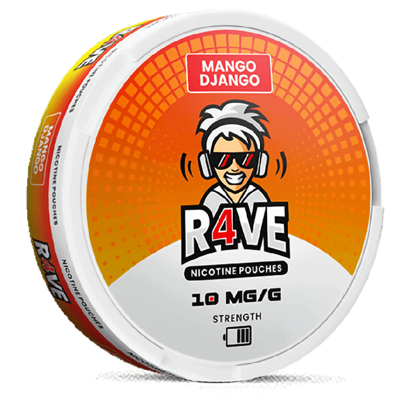 R4VE Mango Django 10 mg Product Label R4VE Mango Django 10 mg Product Label