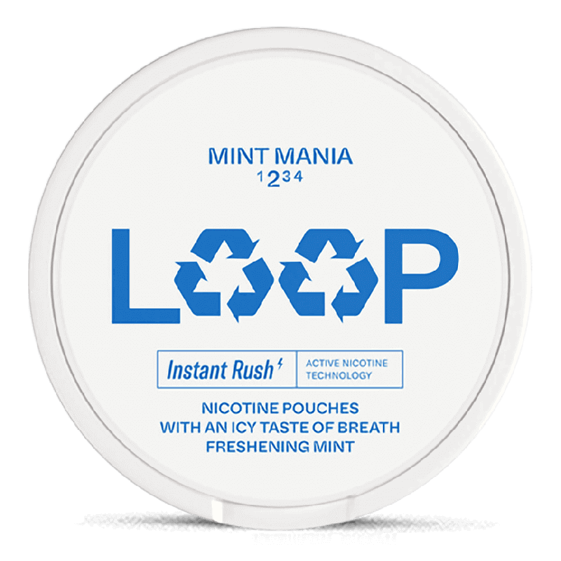 LOOP Mint Mania Product Label LOOP Mint Mania Product Label