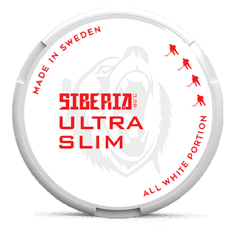 Siberia -80 All White Ultra Slim Portion Product Label Siberia -80 All White Ultra Slim Portion Product Label