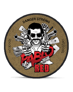 Pablo Red Super Strong Slim All White Product Label