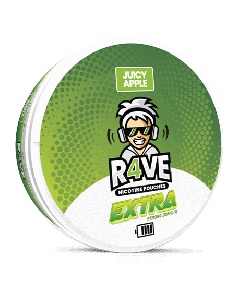 R4VE Juicy Apple 30 mg Product Label