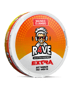 R4VE Mango Django 30 mg Product Label