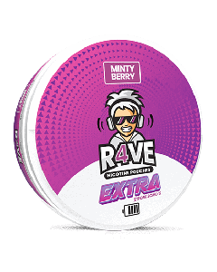 R4VE Minty Berry 30 mg Product Label